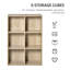 97.5 cm H x 65.5 cm W Standard Bookcase