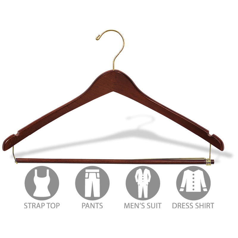 Wood Standard Hanger for Dress/Shirt/Sweater