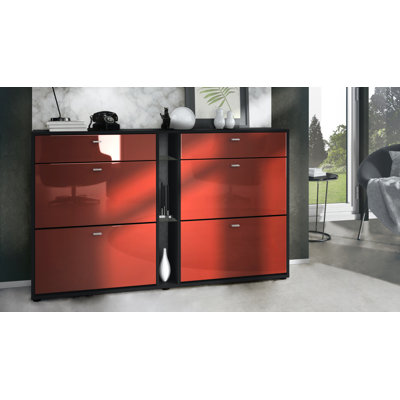 Agisilaos 32 Pair Flip Down Shoe Storage