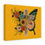 Faith Butterfly Cross - Wrapped Canvas Print