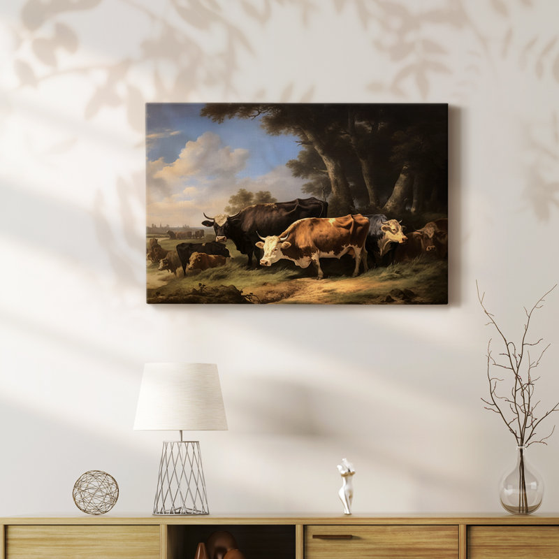 Animaux, série paysage CCLXIX, H 12 po x l 18 po