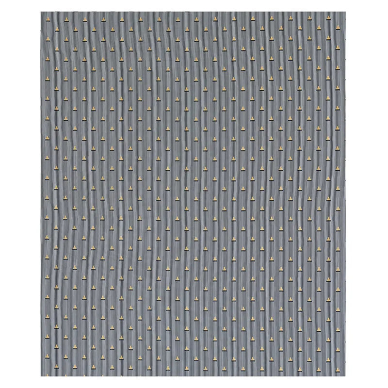 Ludus Stripe Fabric, Black