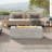 40000 BTU Round Concrete Fire Pit for Outside-128924729