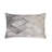 14 Lumbar Accent Throw Pillow, Diamond Pattern, Brown Polyester