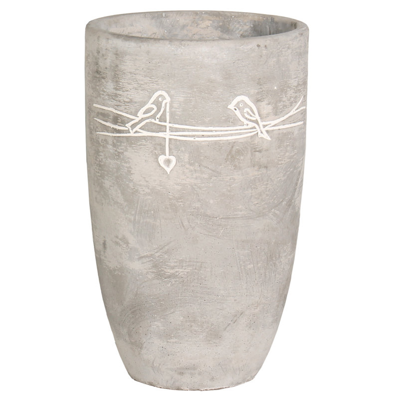 5 in. Tall Bird on Wire Planter