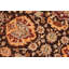 Tapis oriental brun en laine noué à la main 8 pi 2 po x 10 pi 5 po Abagail