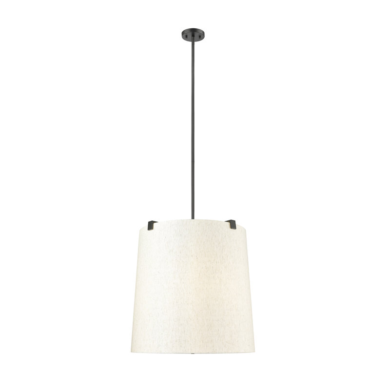 Kohlman 6 - Light Shaded Pendant, Matte Black