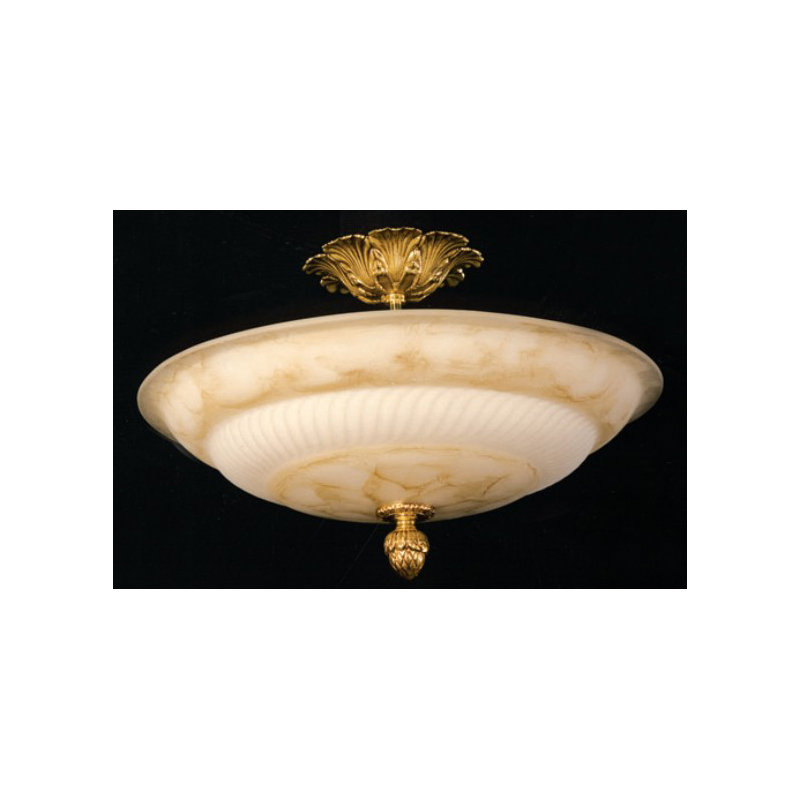 Belote Glass Semi Flush Mount