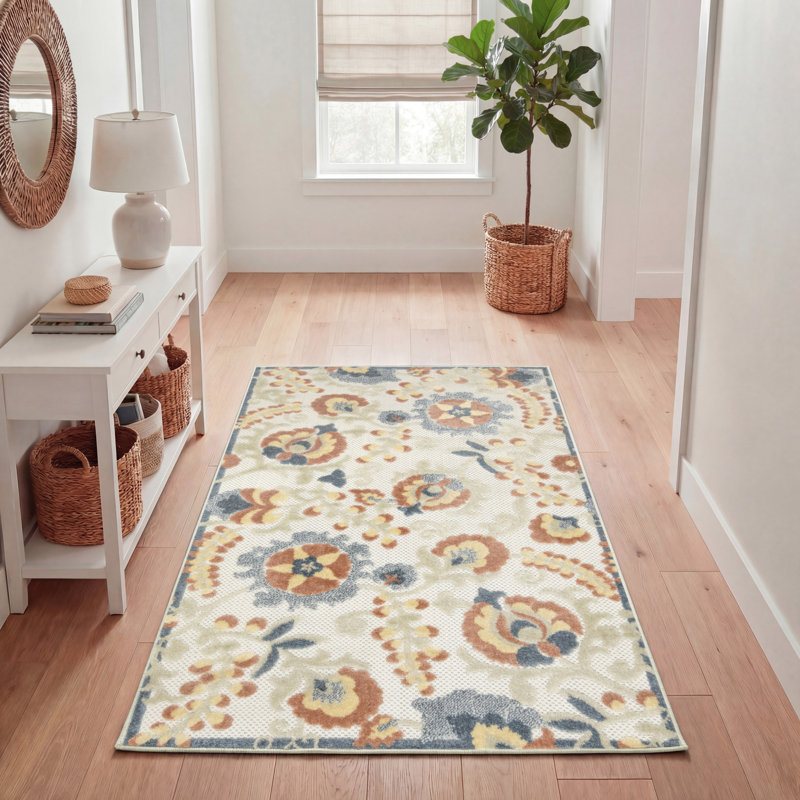 Tapis gris Gregori, Rectangle 2 pi 8 po x 4 pi