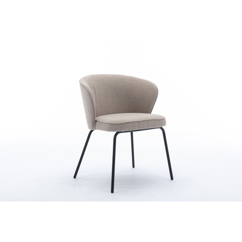 Chaise de salle à manger Donohoe Boucle, 1, Gris