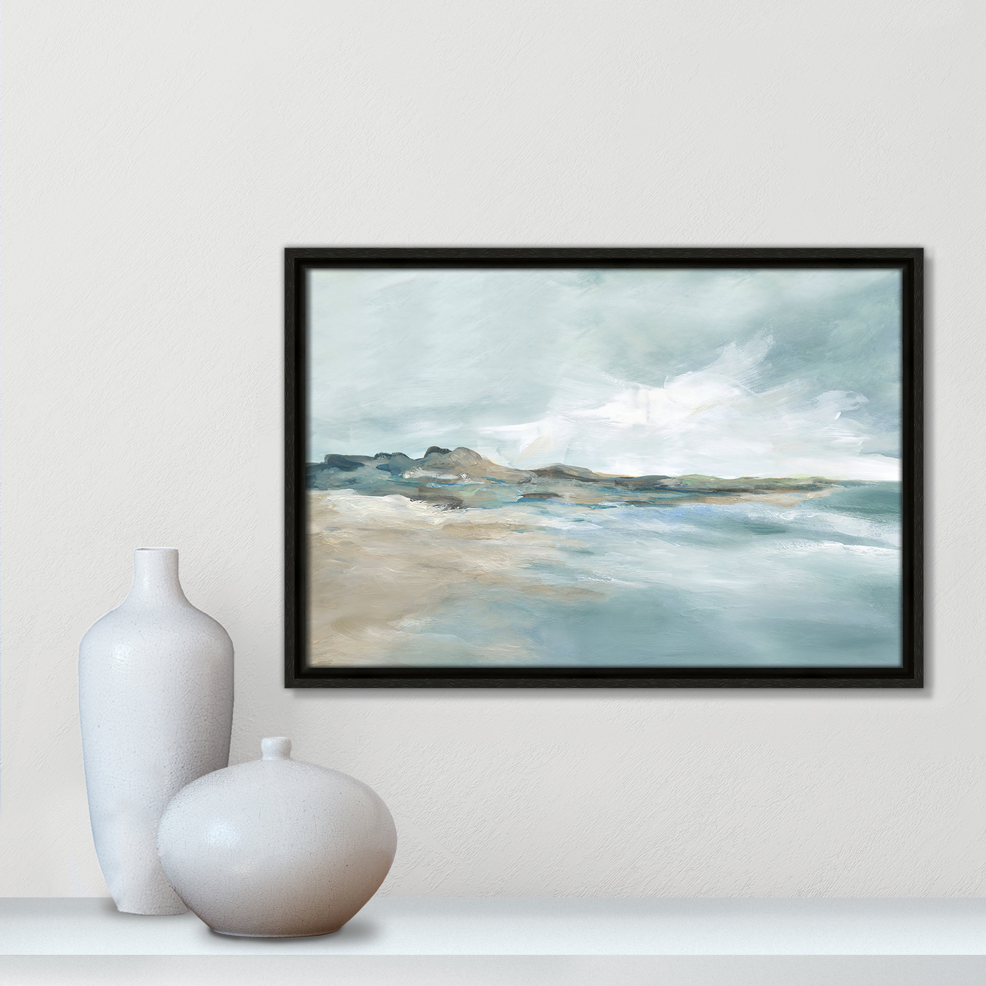 Sandpoint Print by Carol Robinson, Gold, 41.5" H x 61.5" W