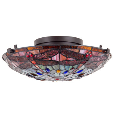 Whitsett Glass Flush Mount