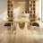 Modern simple solid wood dining table-106010605