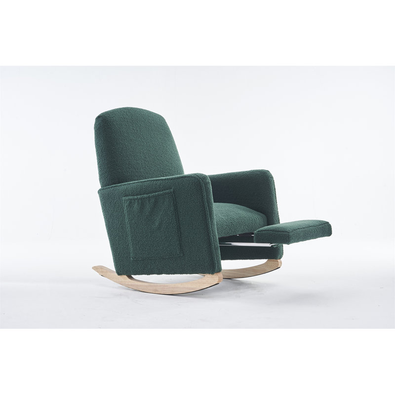 Chaise berçante Teddy, Vert