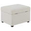 Repose-pieds avec rangement relevable