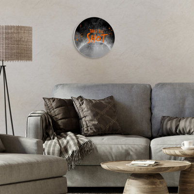 Plaque murale de basketball Take the Shot, design par Kim Allen