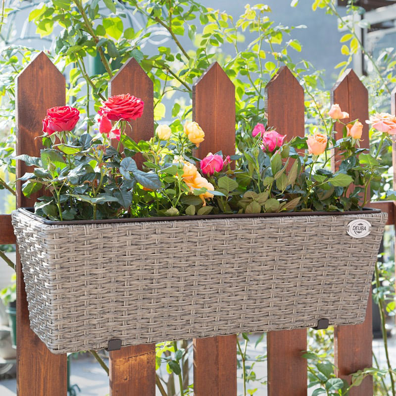 Handmade Window Box Planter, Cream