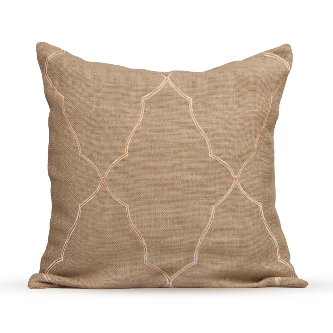 Mesmerize Burlap Throw Pillow Gracious Living 