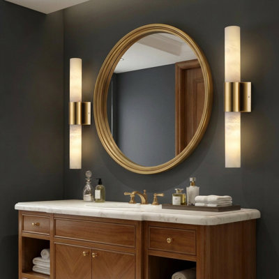 Tsun 2 - Light Spanish Alabaster Wall Sconce
