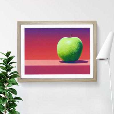 Single Apple Fruit Vol.3 - Framed Print
