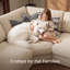 Canapé d'angle moderne en forme de L avec pouf de rangement-638553346