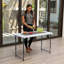 Lifetime 4-Foot Adjustable Fold-In-Half Table