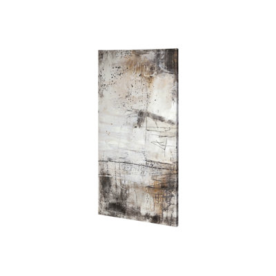«Blk Wht Bronze I», reproduction sur toile tendue