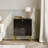 24.4" Tall 2-Drawer High Gloss Nightstand-2111079107