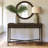 Fluted 3-Drawer Storage Console Table
