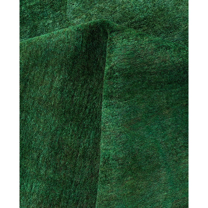 Overdyed One-of-a-Kind 6' 1" X 9' 5" Hand Knotted Area Rug