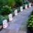 Battery Operated Luminaria Kit with Timer, Gold Star