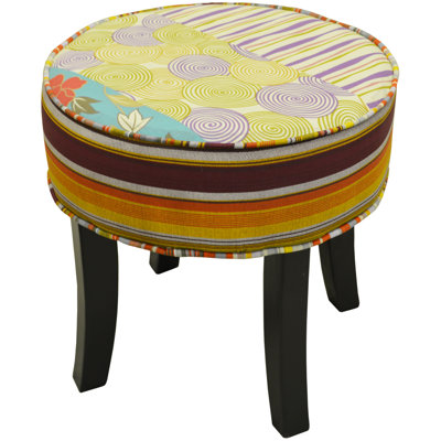 Grandview Solid Wood Accent Stool