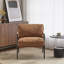 Chaise d'appoint moderne 27,56 po avec coussins moelleux (sans la table)