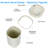 8 Gallon Kitchen Trash Can with Flip Top Lid, Slim Plastic Garbage Bin, Modern Cream White Waste Basket for Kitchen, Bathroom, Bedroom, Office, Narrow Spaces