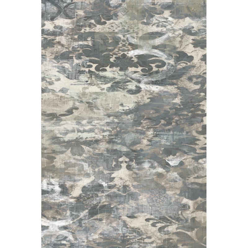 Weathered Damask Panel II by June Erica Vess - Wrapped Canvas Print, 46cm H x 30cm W x 3.8cm D