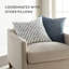Coussin décoratif en coton teint dans la laine Bengal-667227008