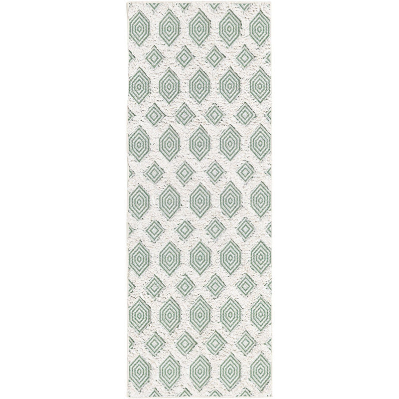 Mishti Cotton Geometric Indoor Rug, Runner 2'3" x 6'