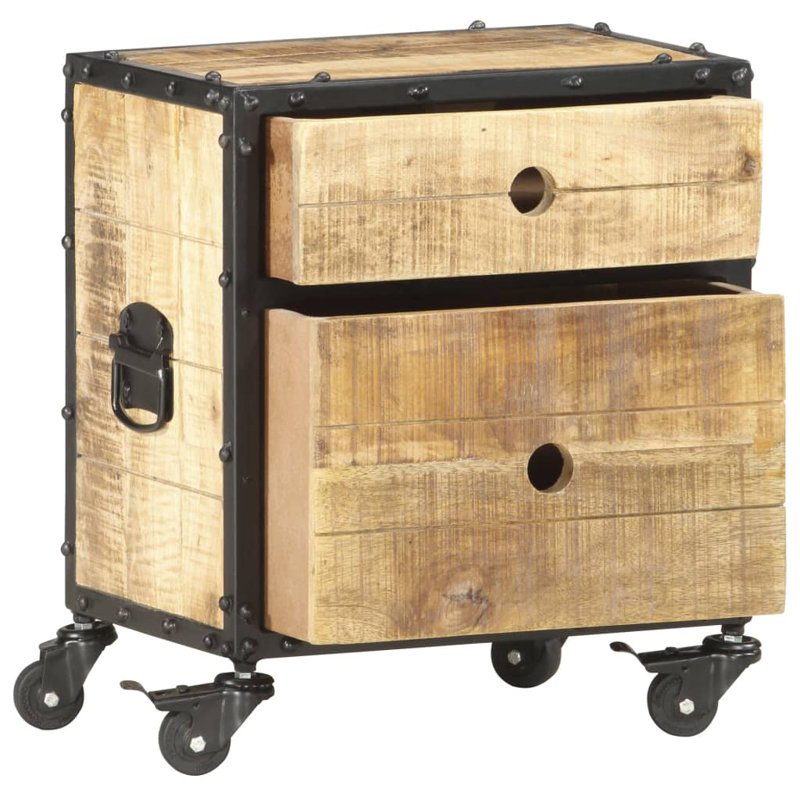 Witcher 40 cm W Iron Bedside Table