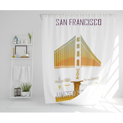 Wiltrud Polyester Shower Curtain Set