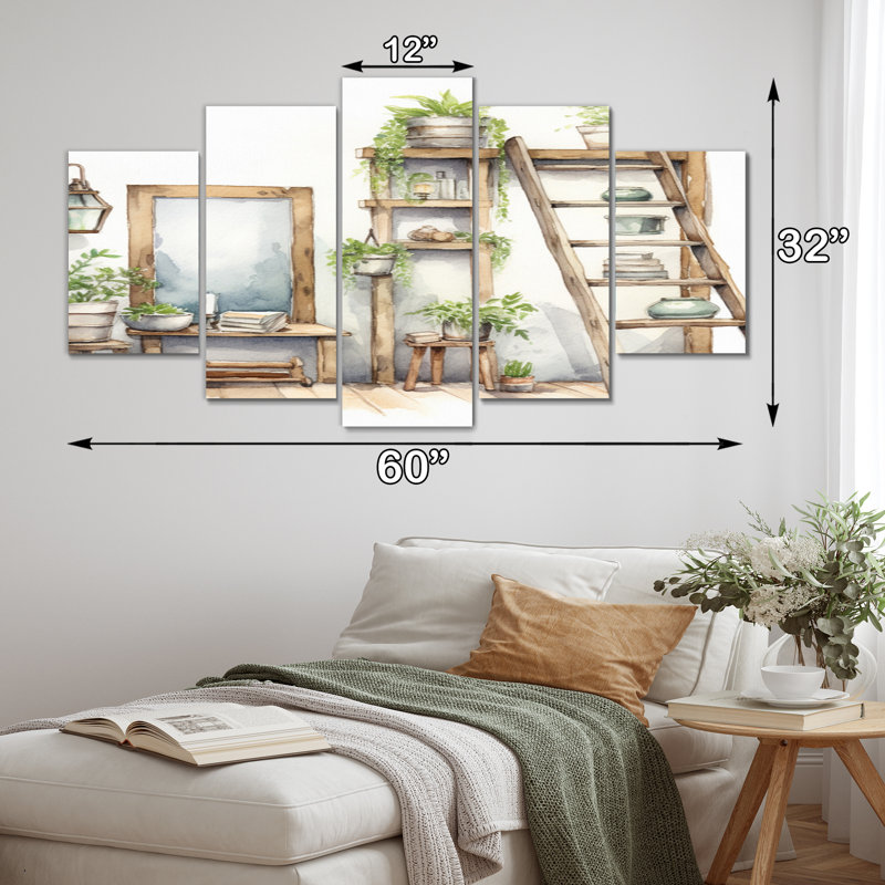 Natural Bathroom Decor XXVI - Bathroom Metal Wall Decor Set