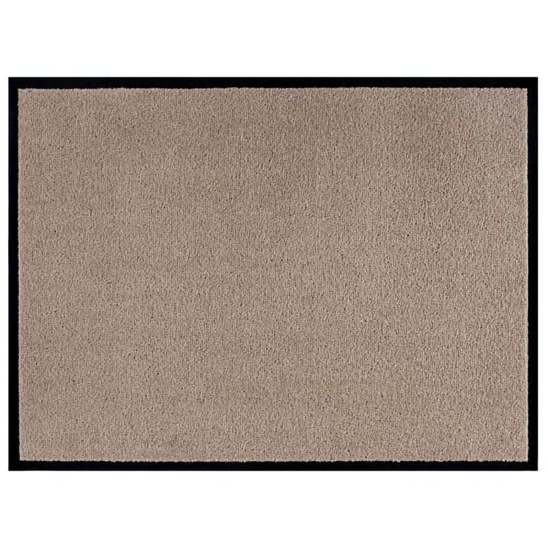Boothe Doormat, 0.7cm H x 40cm W x 60cm D, Beige