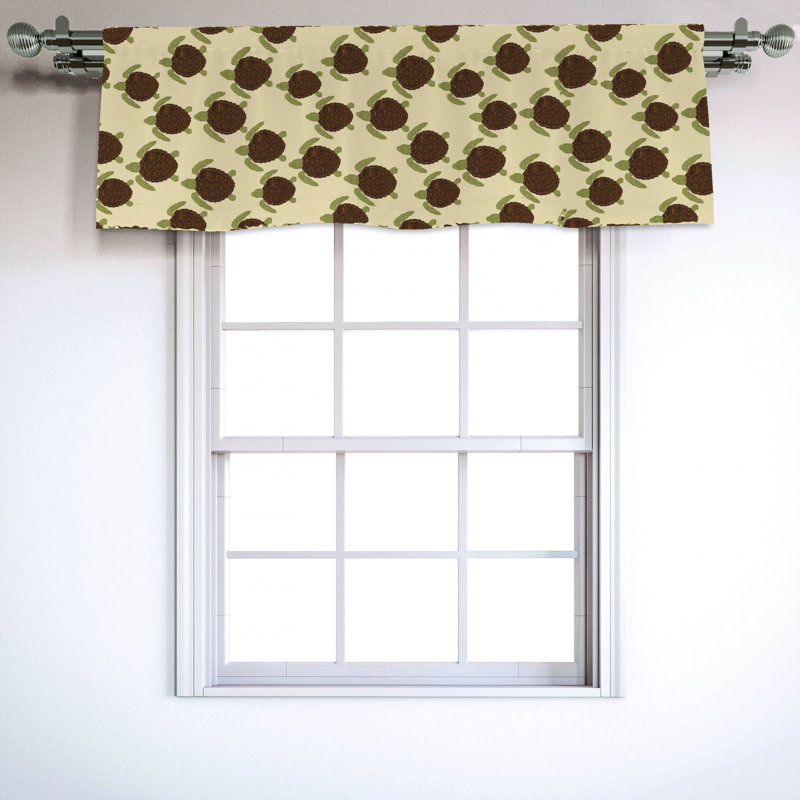 Sateen Ruffled Window Valance
