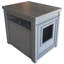 Table de bout Littell ECOFLEX en gris pour bac à litière-30959890