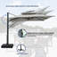 Parasol en porte-à-faux avec manivelle 118,11 po Kierson, contrepoids inclus-1807320803