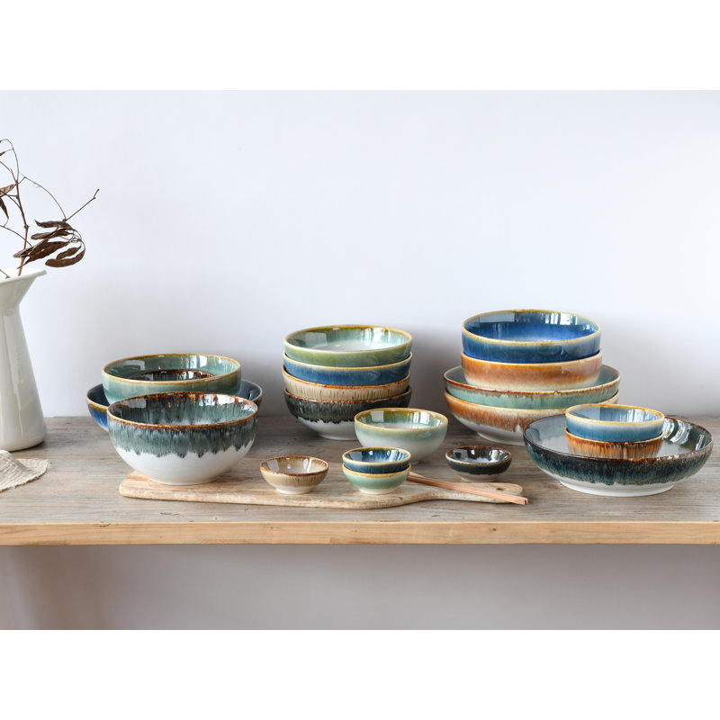 Cascade Piece Stoneware Dinnerware Set - Service for 4