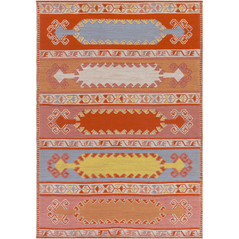 Lampkin Oriental Indoor / Outdoor Rug, Rectangle 5' x 7'6"