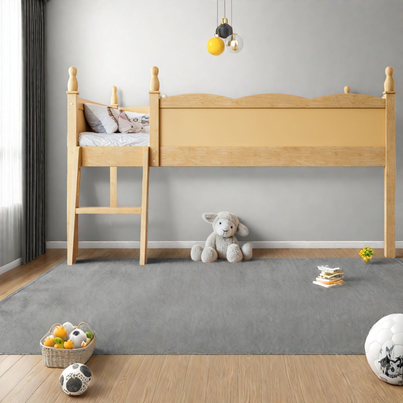 Lits peu encombrants avec rangement, mezzanine en bois aggloméré, maison pour enfants moderne