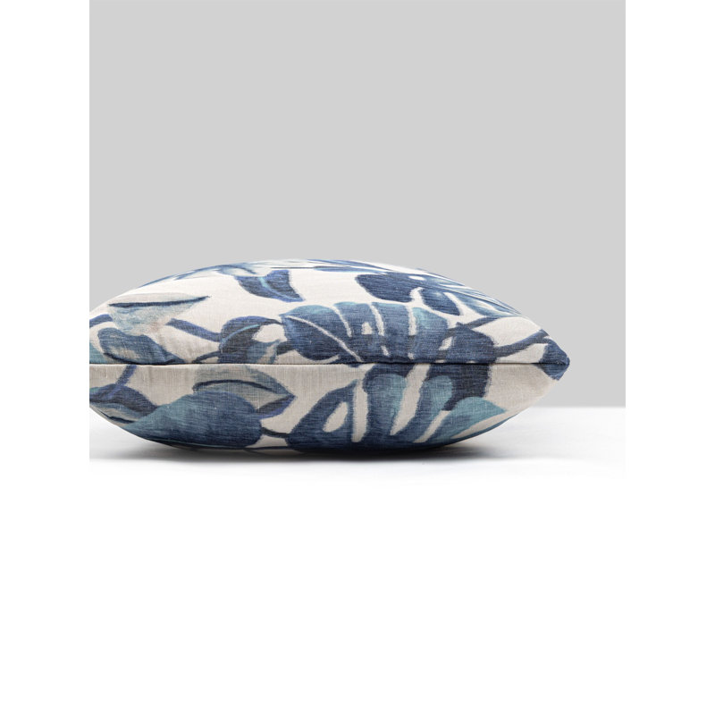 PROVENCE PILLOW, Rectangle - 22"H x 14"W, Blue Mirage Rainforest Warp Print
