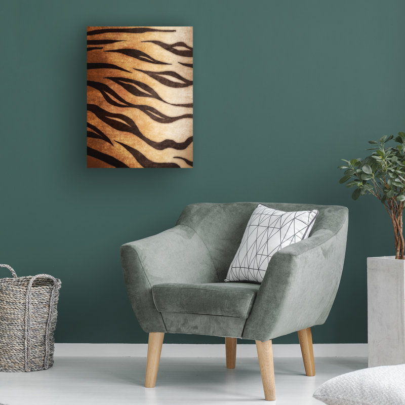 Art sur toile, Tiger Emel Tunaboylu, H 14 po x l 19 po