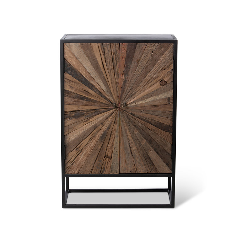Rustic Modern 27.50'' Bar Cabinet